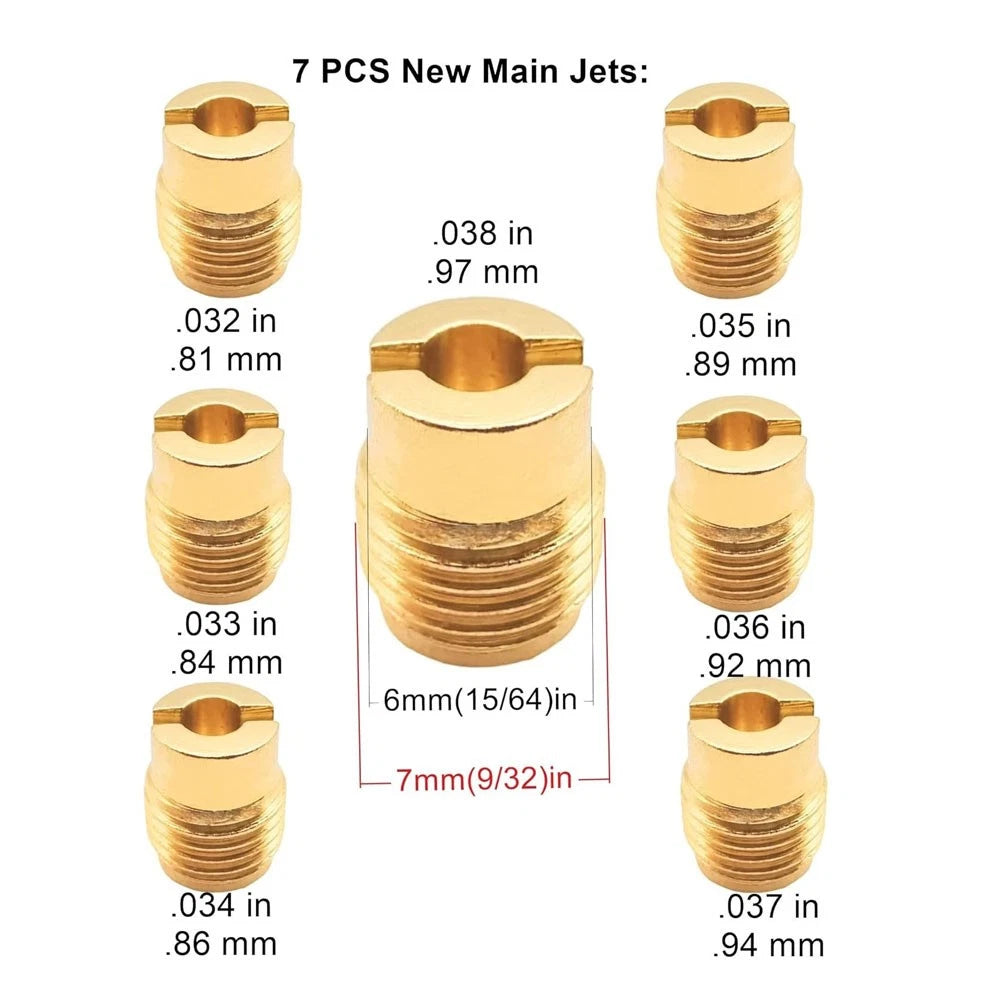 Carburetor Jet Kit Repair for Predator 212cc, Honda GX140