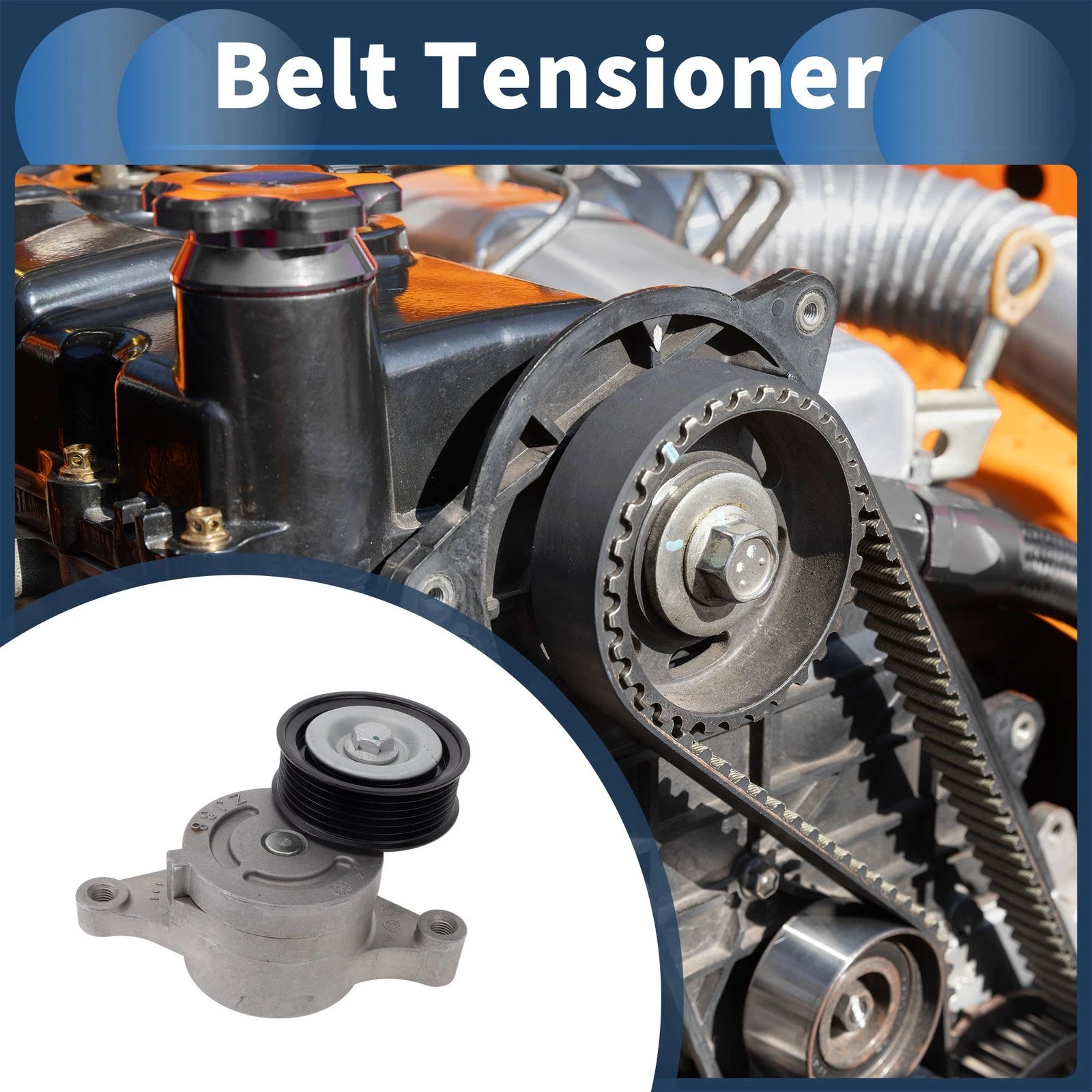 Belt Tensioner for Mazda 2 2007–2015 Metal Replacement
