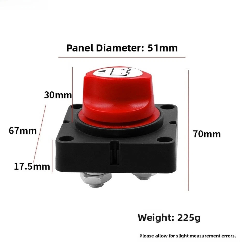 12V 200A Battery Disconnect Switch for RV Boat