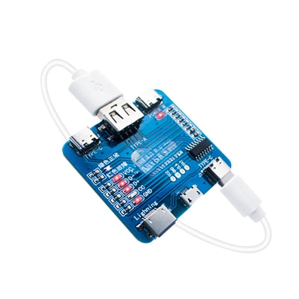 USB Data Line Tester for Fast Charging Cable Fault Identification