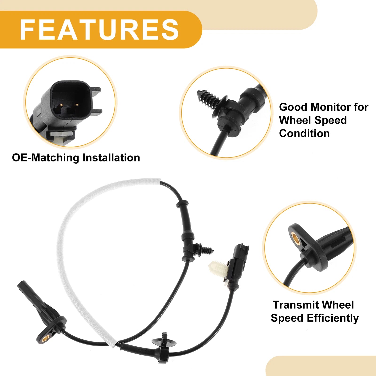 ABS Wheel Speed Sensor No.23233799 for GMC Canyon (2015–2019)