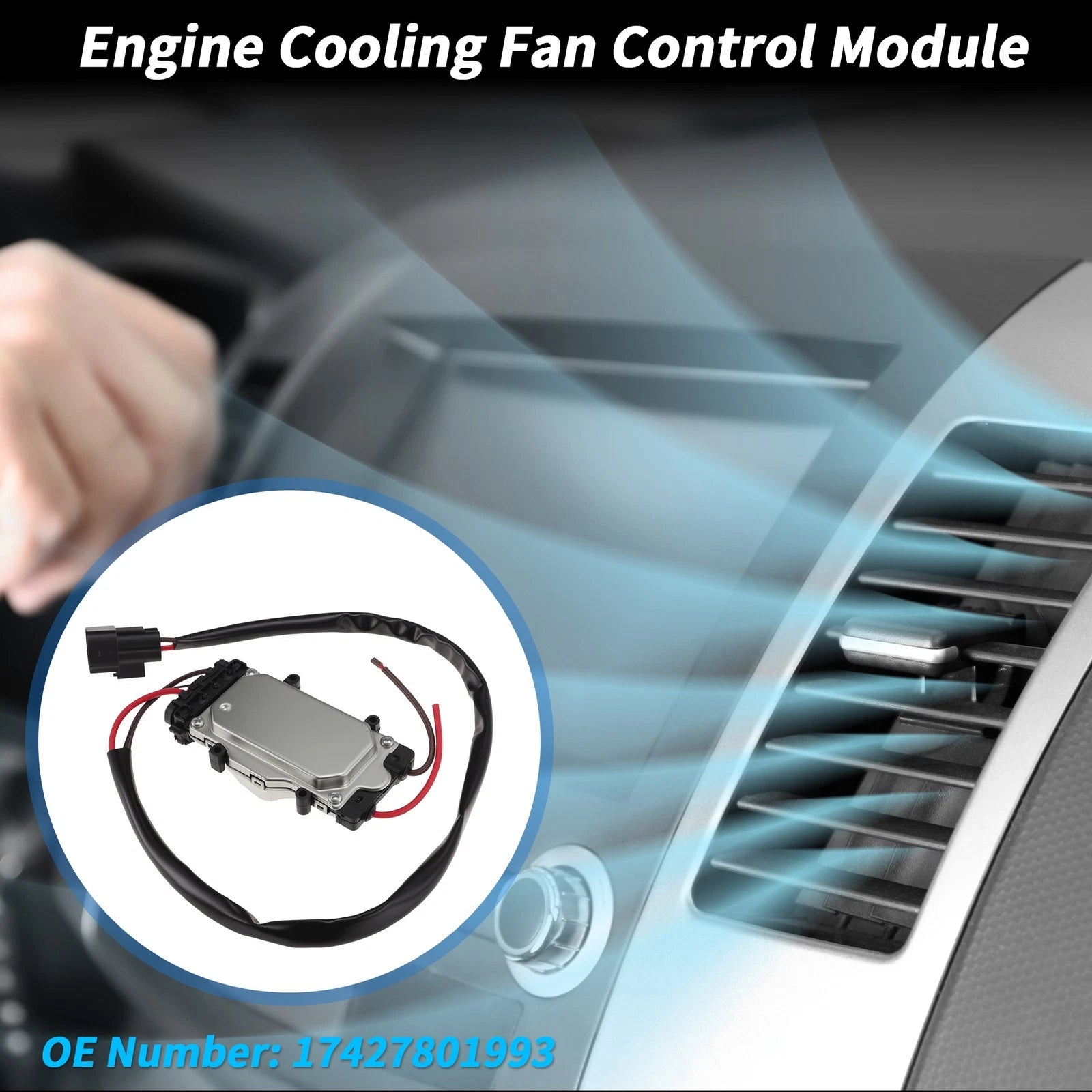 Engine Cooling Fan Control Module Replacement for BMW 1 Series E81 (2007–2011)