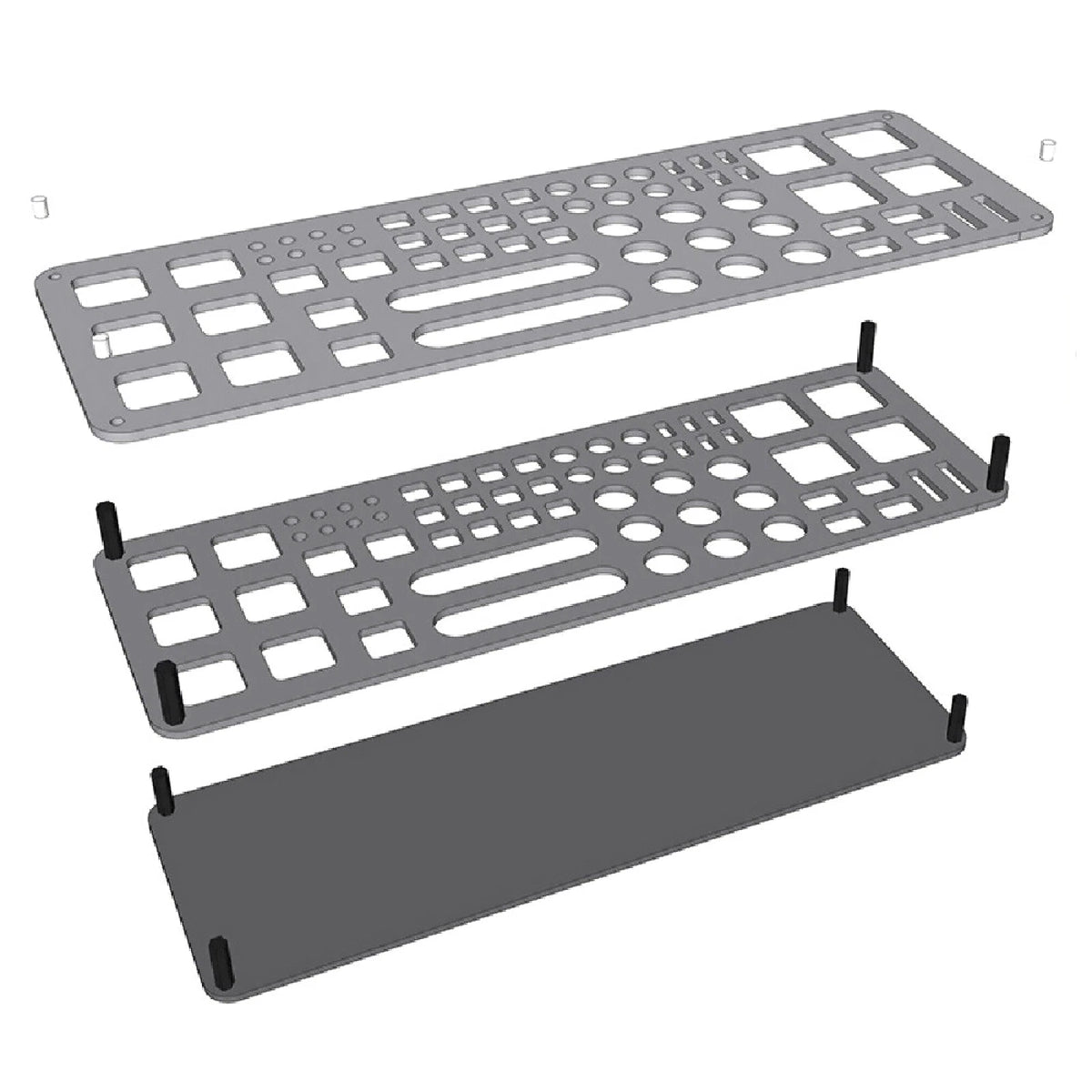 Acrylic Storage Organizer for Tool Screwdrivers Tweezers Pencil Stand (D)