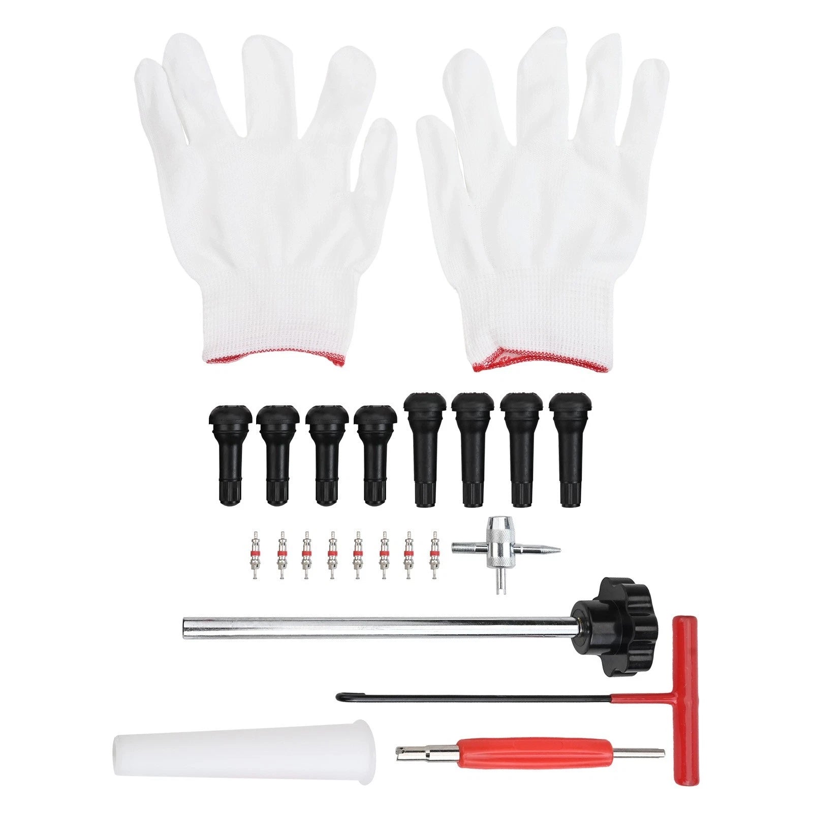 22-Piece Quick Change Tire Valve Tool Set for DIY Enthusiasts