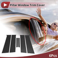 Door Pillar Window Trim Replacement for Chevrolet Aveo Hatchback 2011-2014