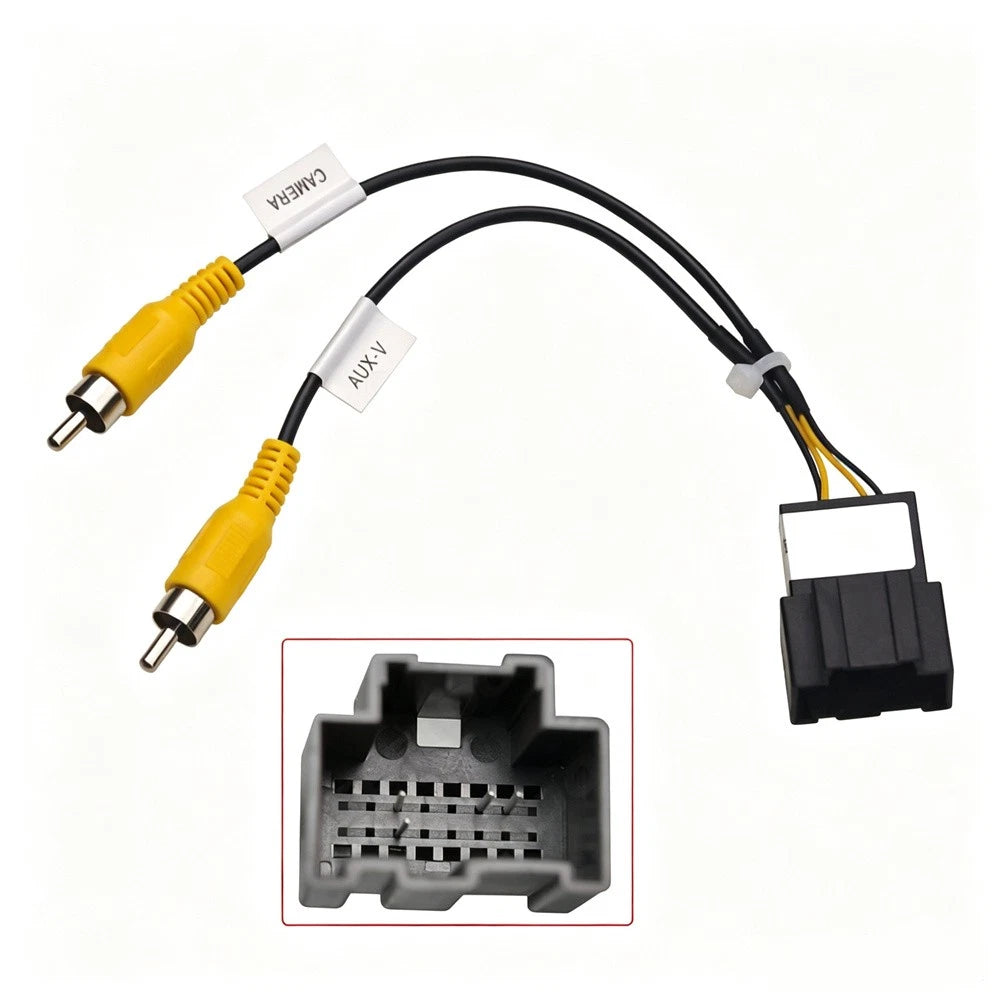 Rear Camera Output Video Adapter Wiring Cable for Hummer H2 (2008)