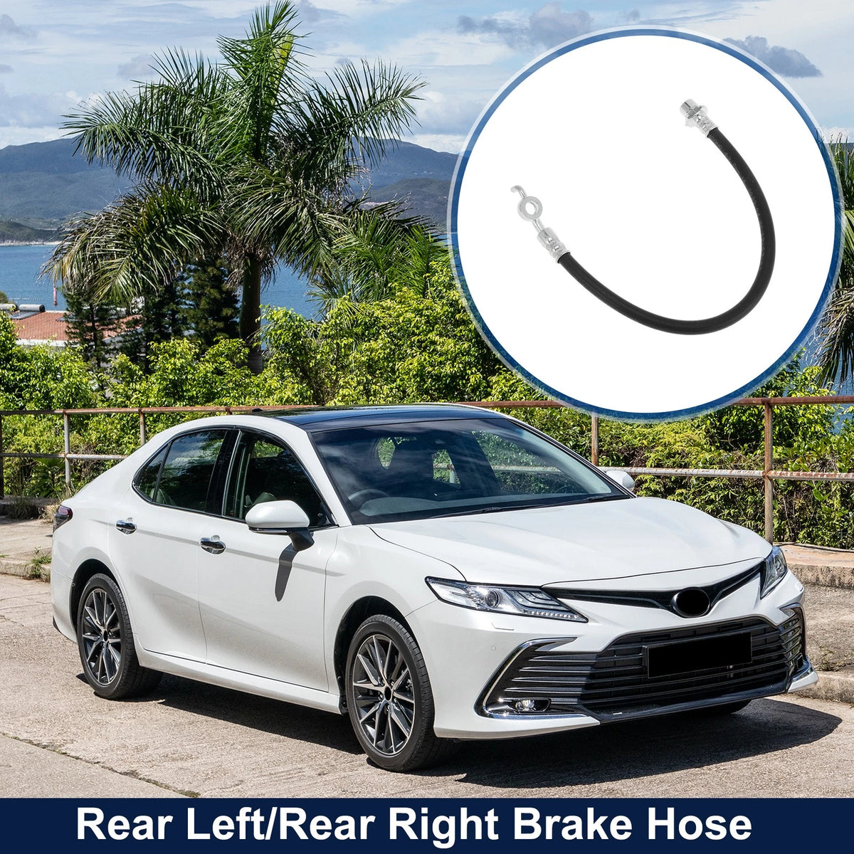 Rear Left Brake Hose for Toyota Camry Brake Hydraulic Hose (2002–2006)