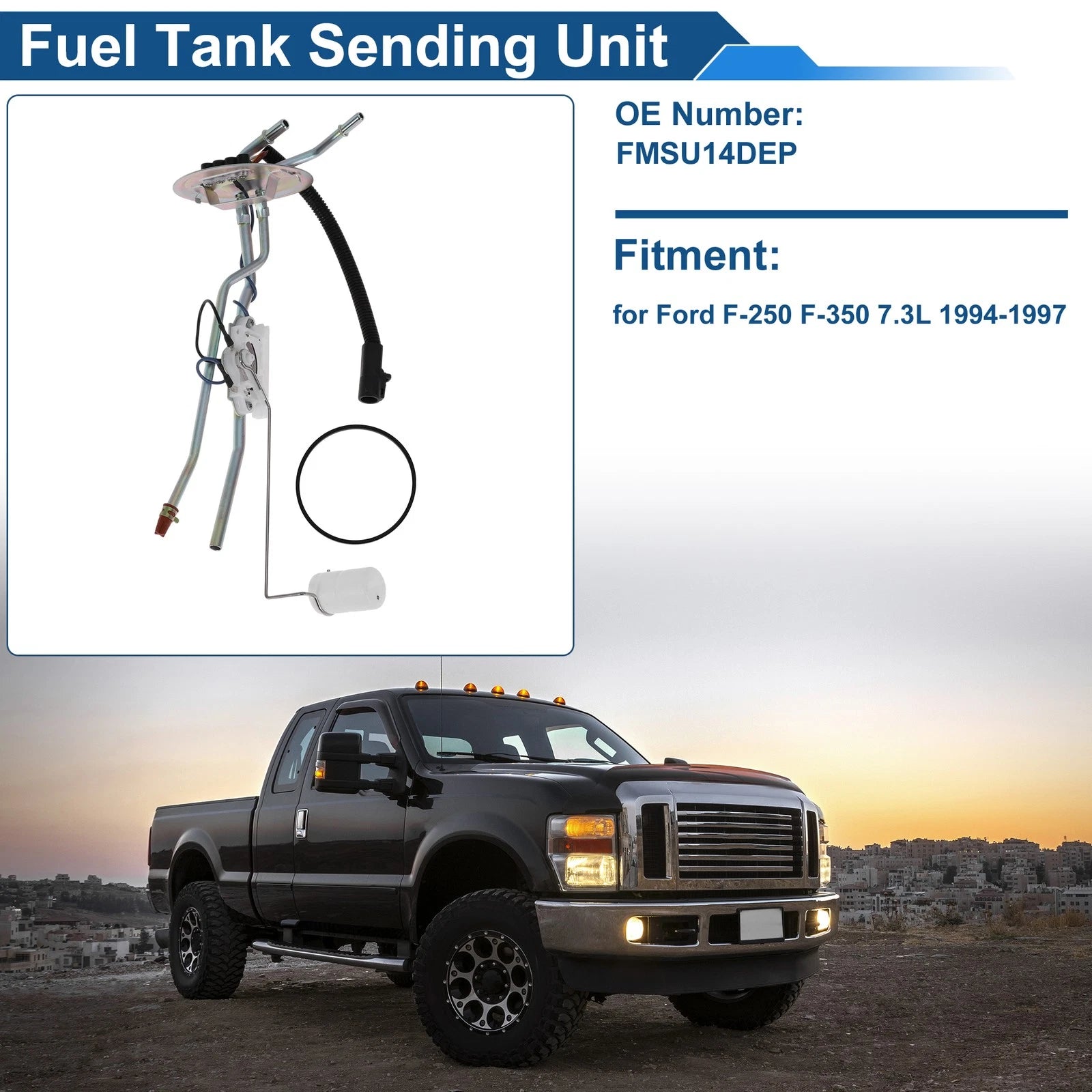 Fuel Level Sending Unit Module Replacement for Ford F-250 F-350 (1994–1997)