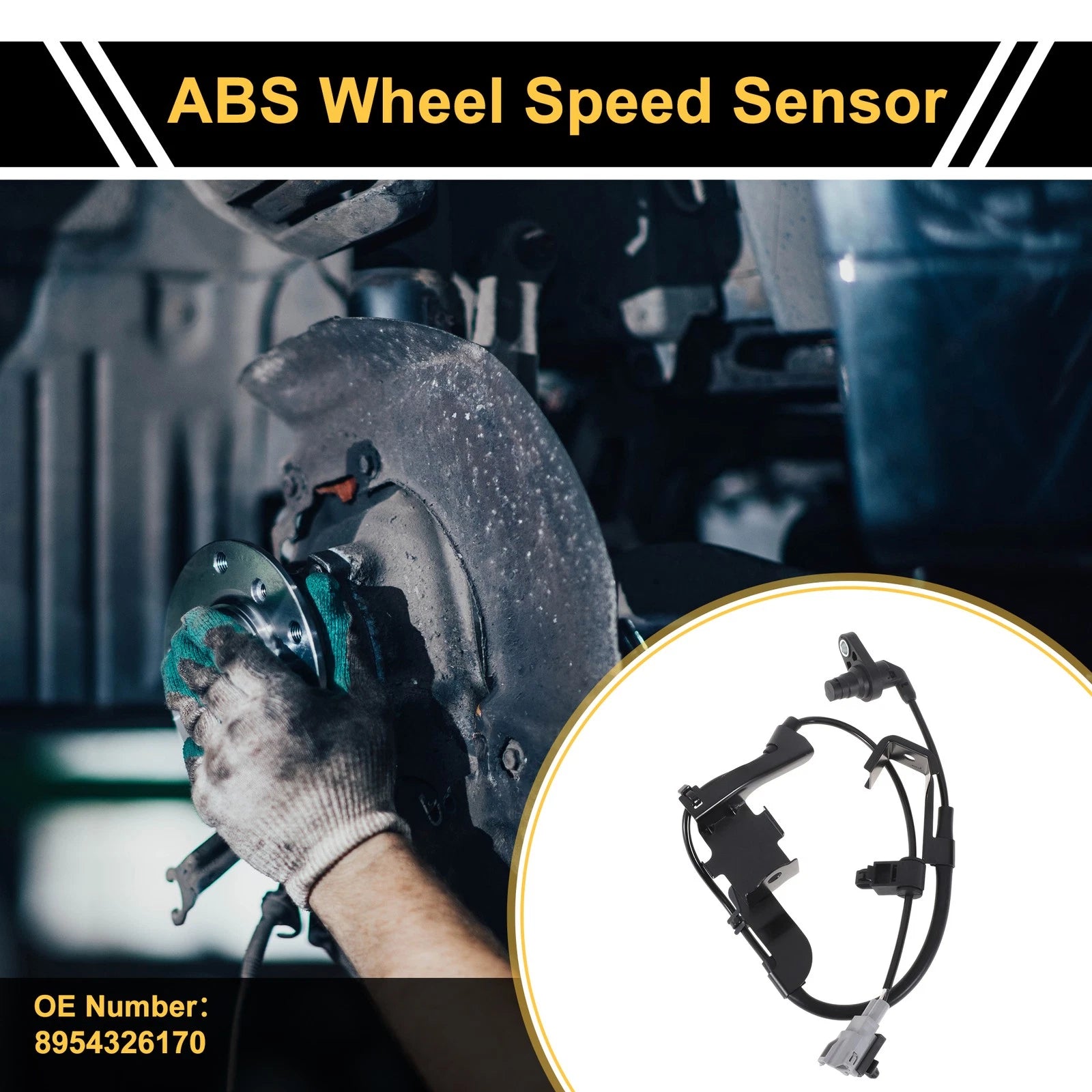 ABS Wheel Speed Sensor Front Left Replacement for Toyota Hiace (2013–2013)