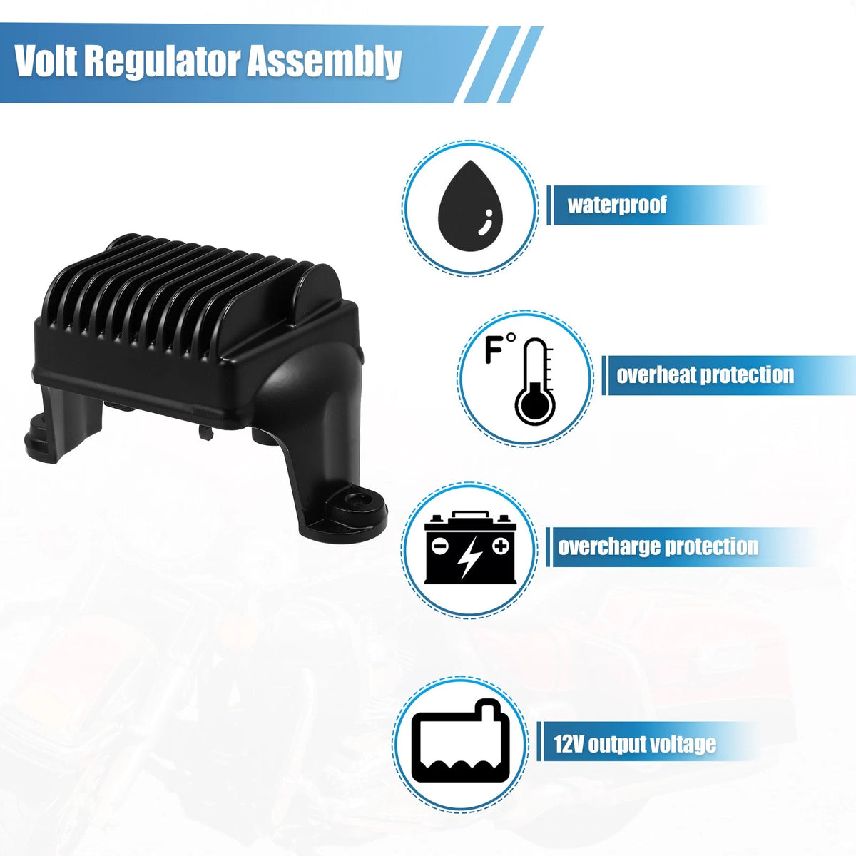 Voltage Regulator Rectifier 74505-09 for Harley-Davidson Electra Glide (2009–2014)