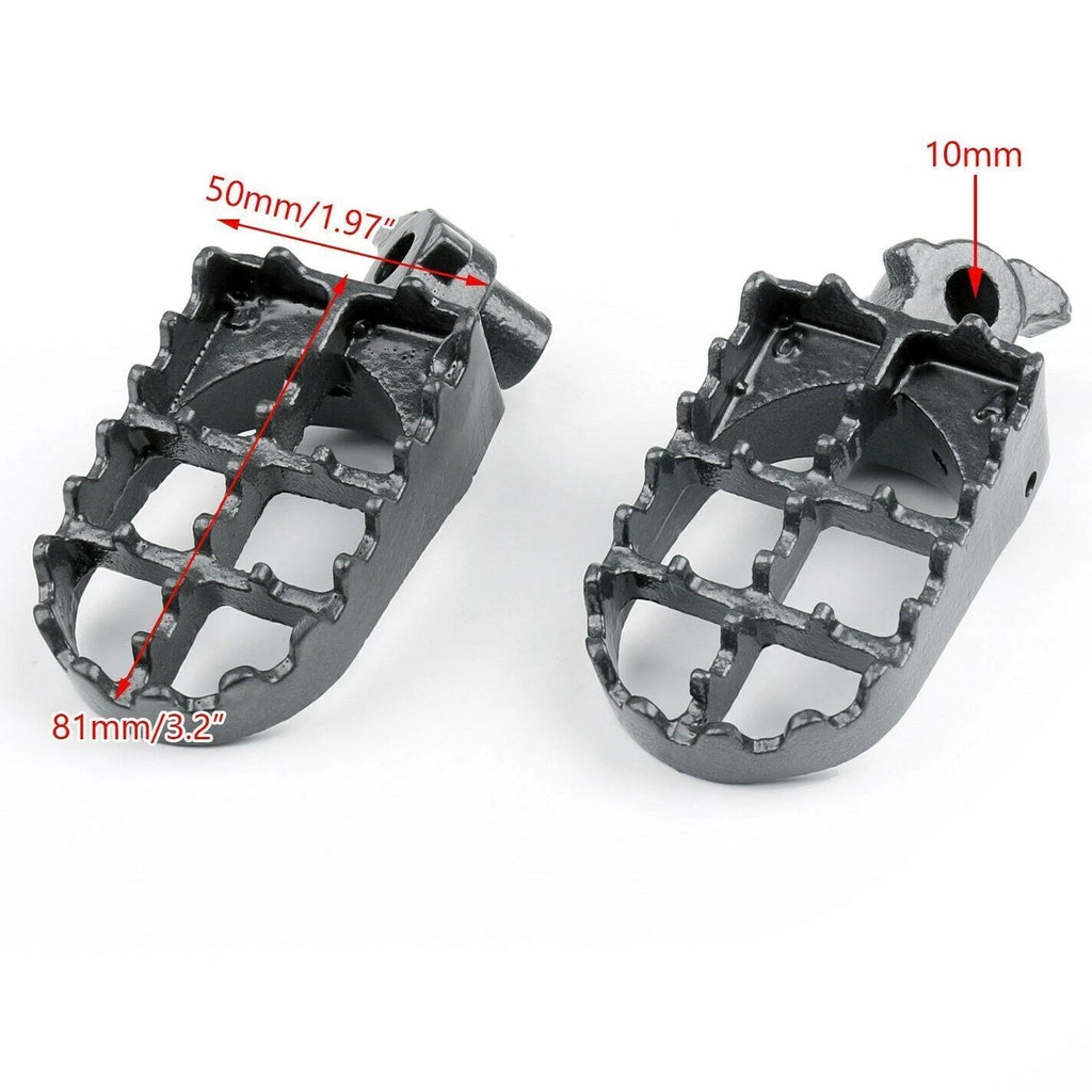 Foot Pegs for Honda CR125 CR250 CR500 Yamaha YZ125 YZ250 WR250 (1990–2007)