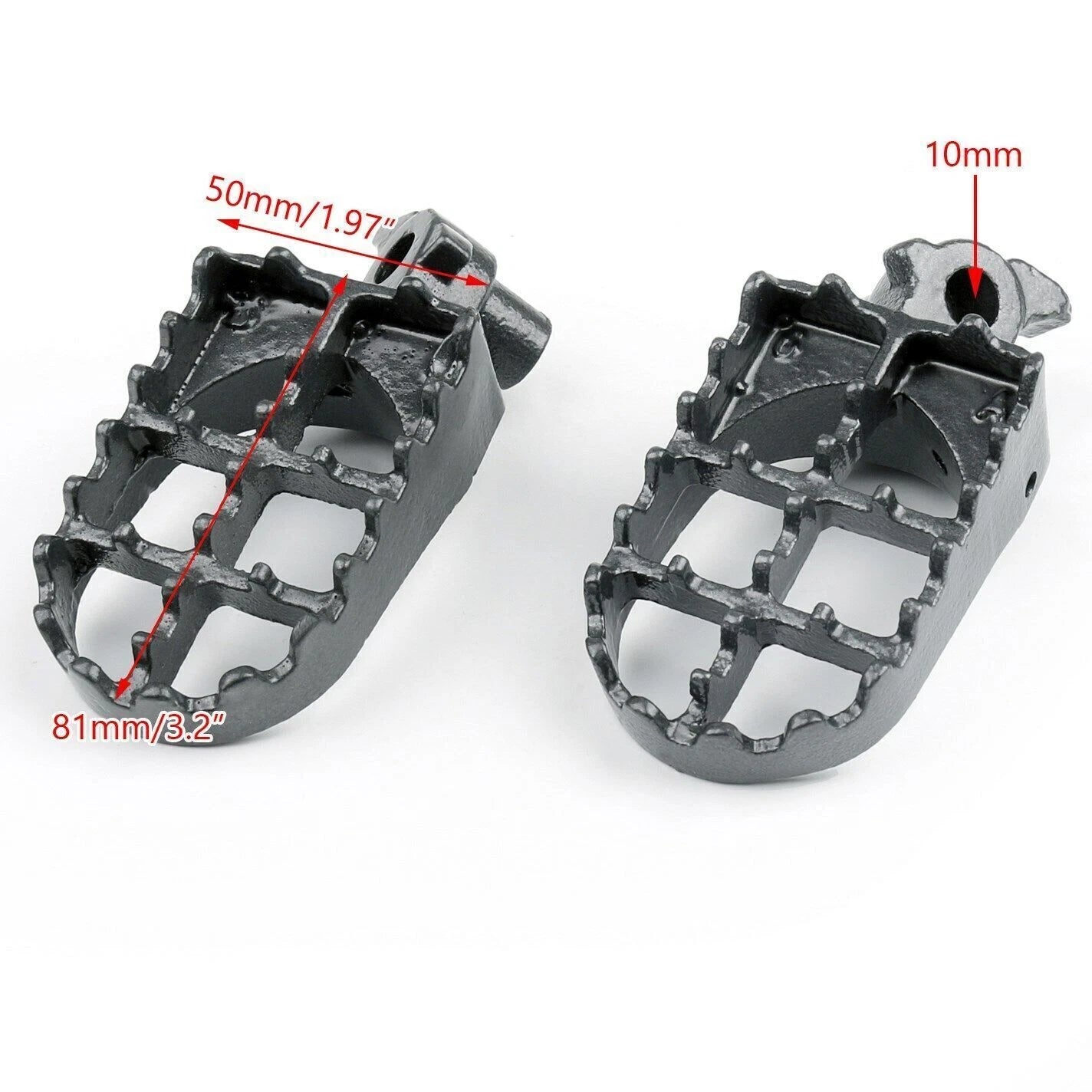 Foot Pegs for Honda CR125 CR250 CR500 Yamaha YZ125 YZ250 WR250 (1990–2007)