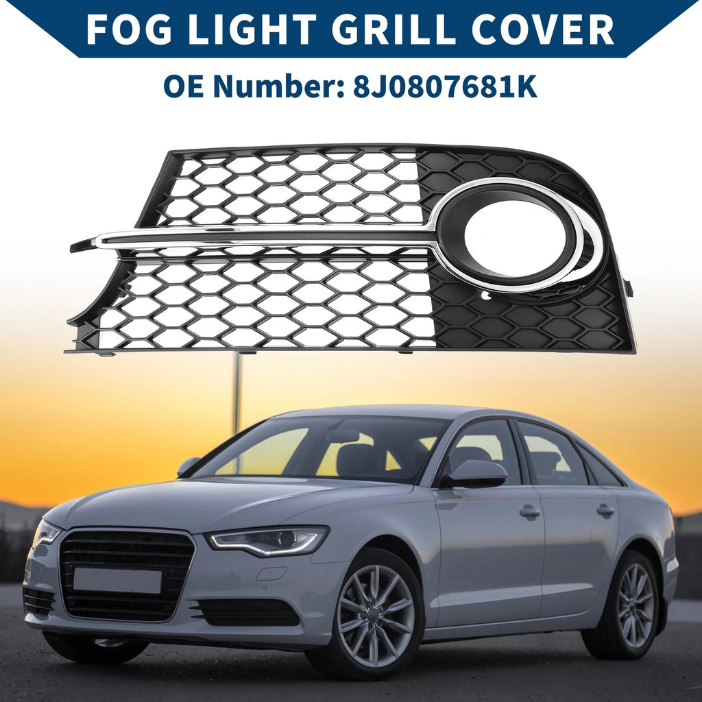 1pc Front Left Fog Light Grill Replacement for Audi TT TTS (2011–2014)