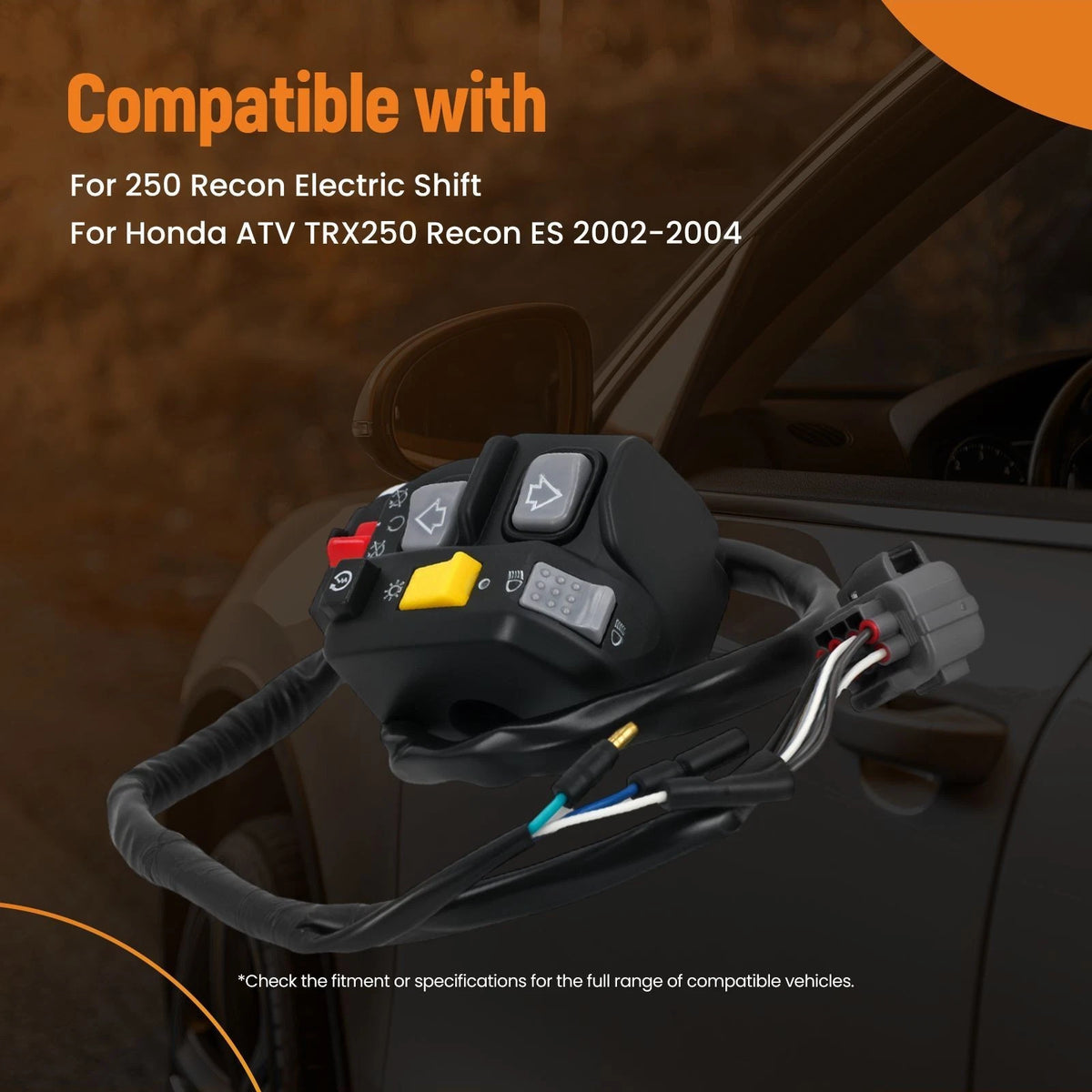 Handlebar Switch Run Start Headlight for Honda TRX250TE (2002–2004)