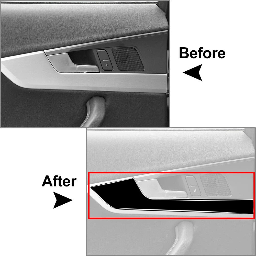 Interior Door Handle Panel Cover Trim for Audi A4 A5 S4 RS4 RS5 (2008–2020)