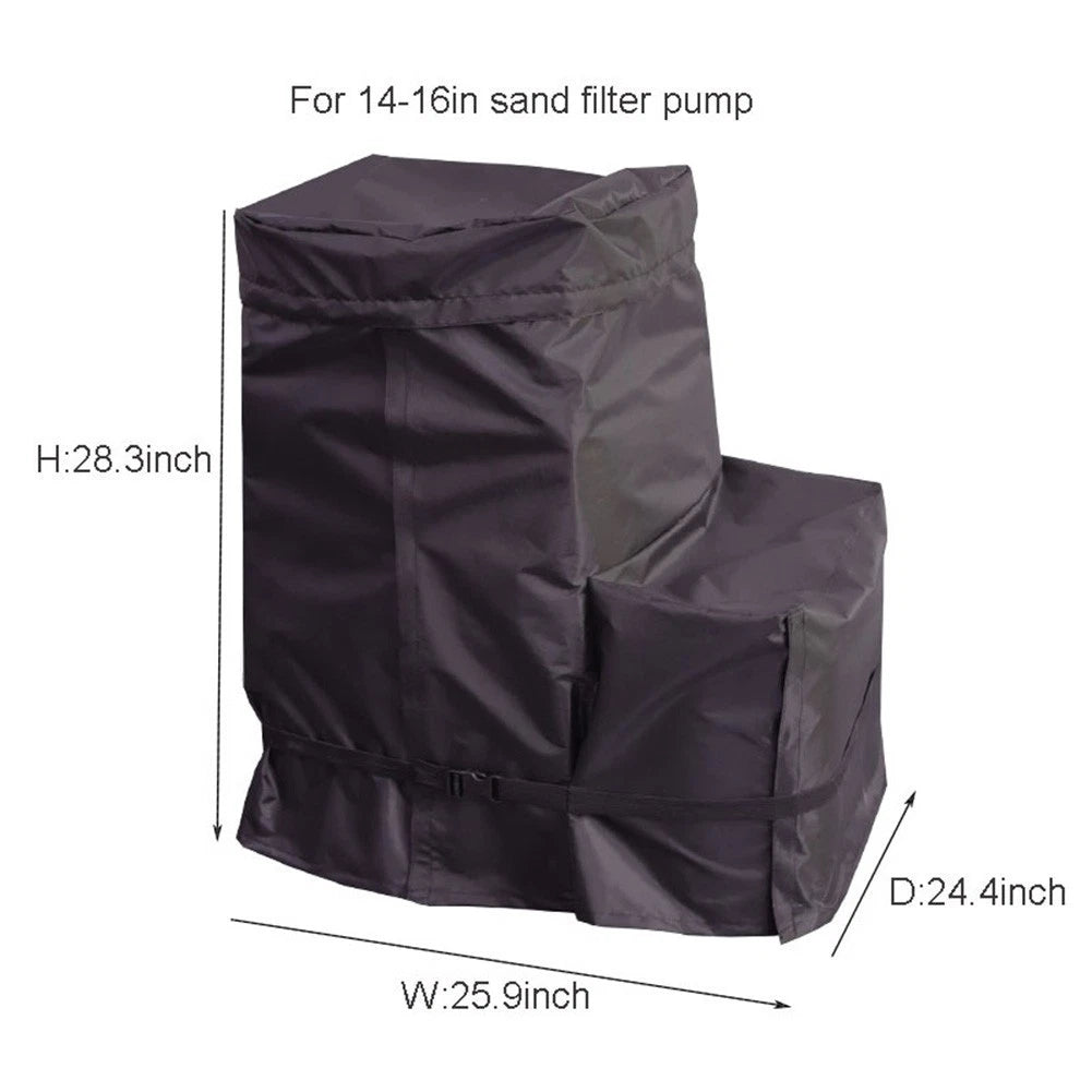 Heavy Duty Fabric Sand Filter Cover for Outdoor Water Pumps