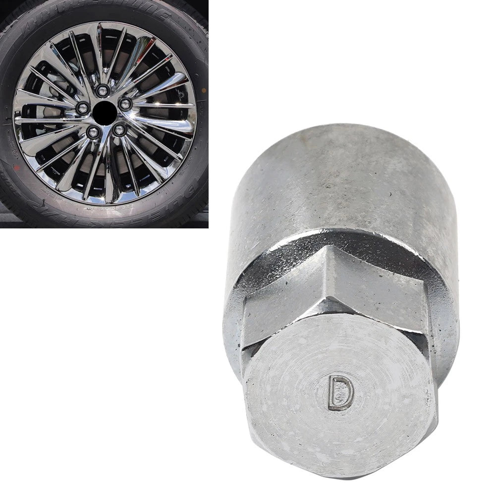 Metal Locking Wheel Nut Key Tool for Toyota Lexus (1PC)