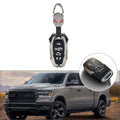 1x Black 6-Button Remote Key Shell Case for Dodge Ram 1500 (2019–2024)