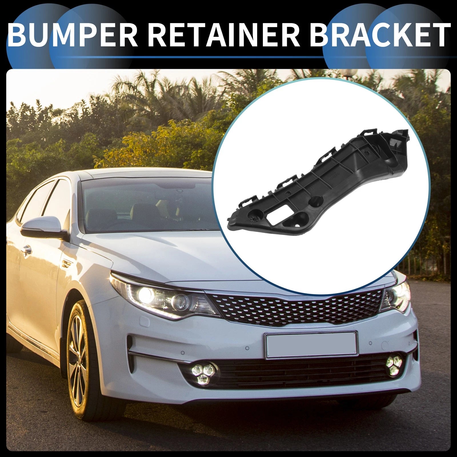 Left Front Bumper Retainer Bracket for Toyota RAV4 (2013–2018)
