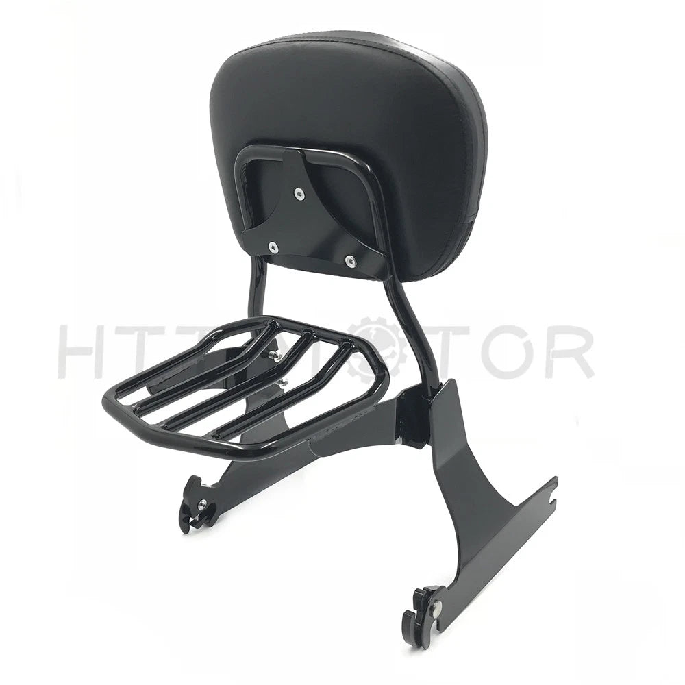 Detachable Passenger Backrest Sissy Bar Rack for Harley Dyna (2006–2017)