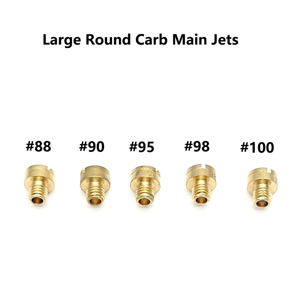 5pcs Carburetor Main Jets for Mikuni (#88 #90 #95 #98 #100)
