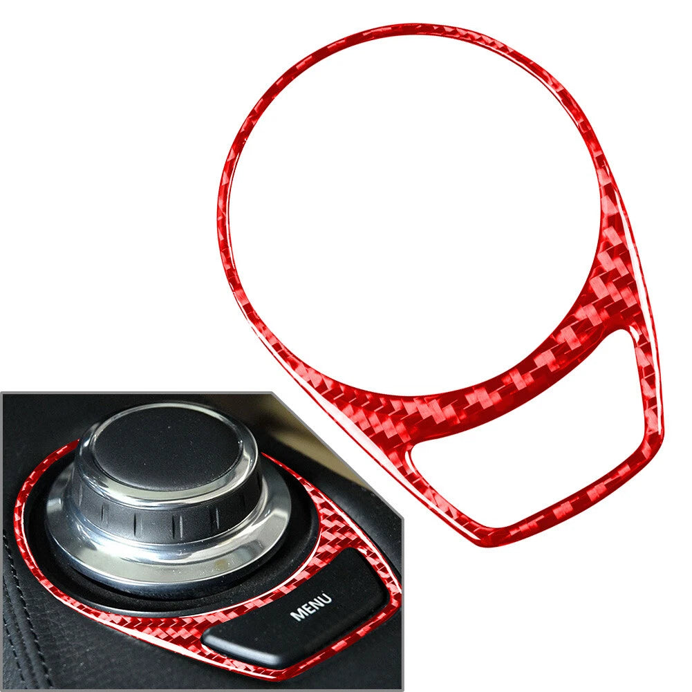 Carbon Fiber FM Switch Panel Cover for BMW 6 Series E63 E64 (2004–2010)