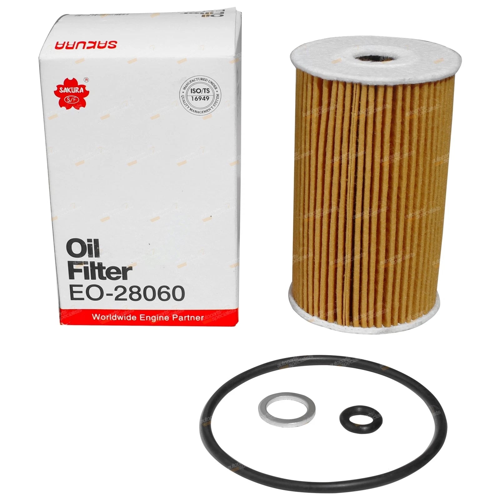 Sakura Engine Oil Filter for Hyundai Accent RB (2012–2013) D4FB Diesel