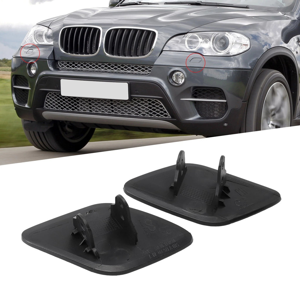 Front Headlight Washer Nozzle Covers for BMW X6 E70 E71 (2008–2019)