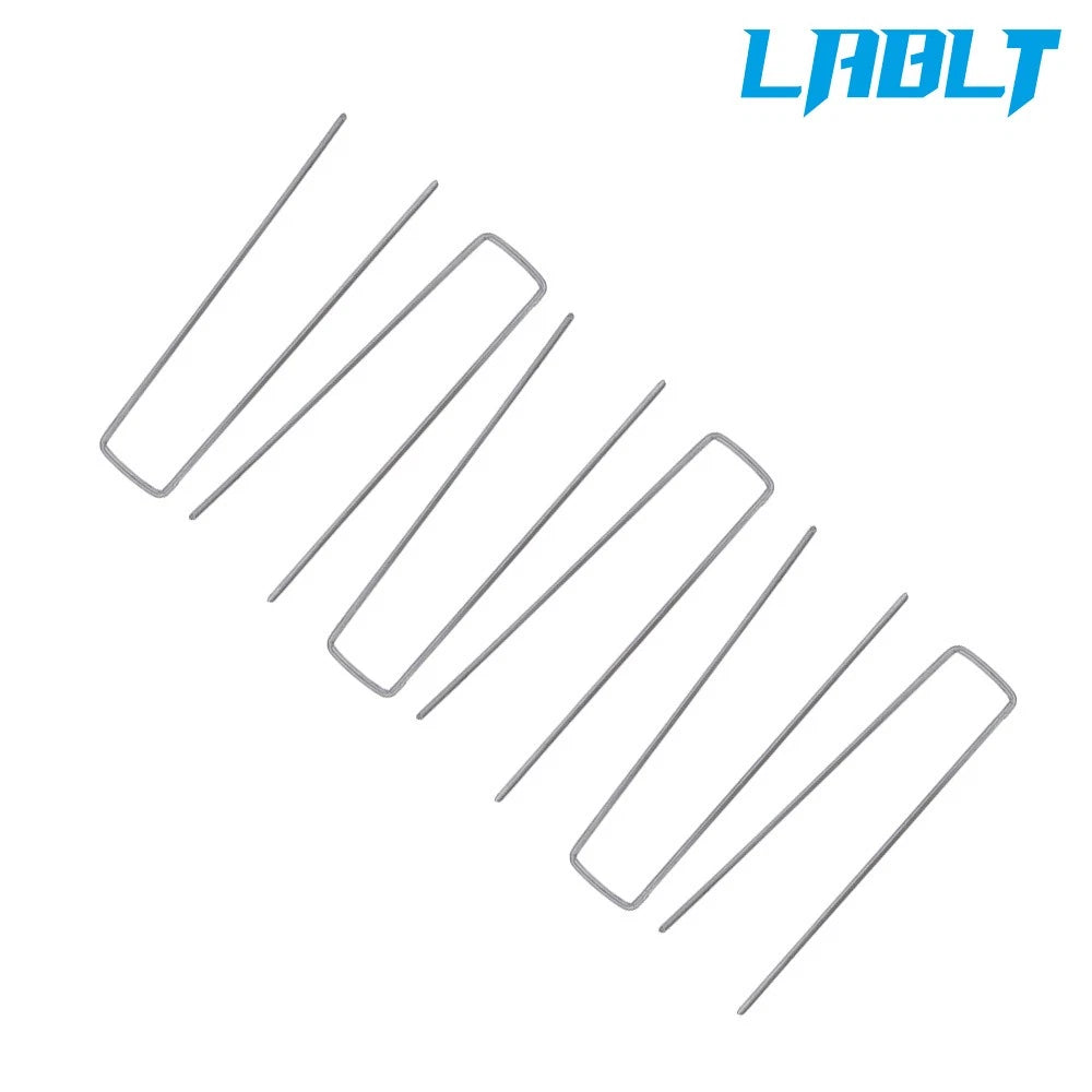200 Pack 6" Galvanized Landscape Staples for Garden Use