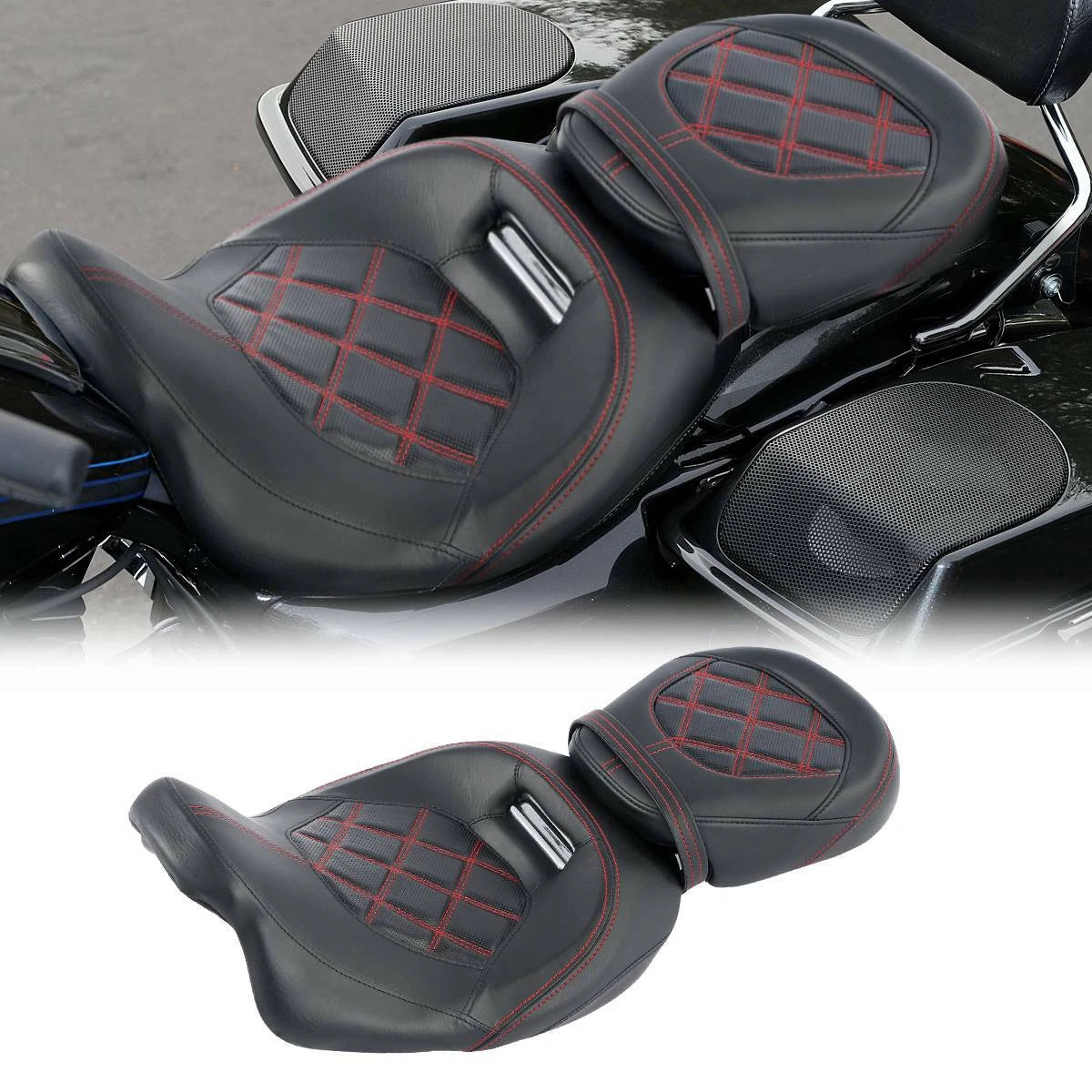 Driver Passenger Seat for Harley CVO Road King Electra Street Glide (2009–2023)