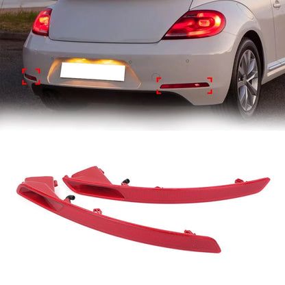 Rear Bumper Brake Lamp Reflector Light Set for VW Beetle (2012–2016)