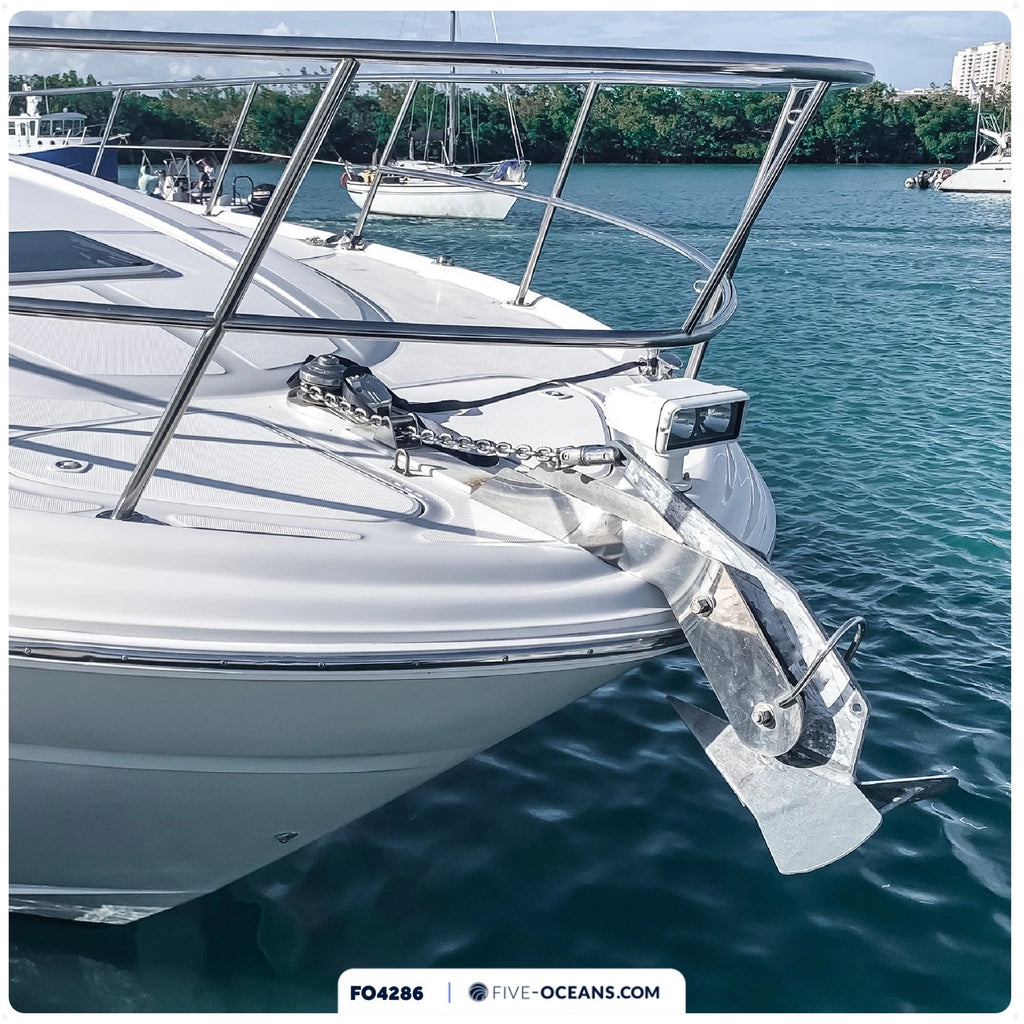 Windlass Anchor Rode 1/2"x100' Nylon Rope & 1/4"x15' Galvanized Chain