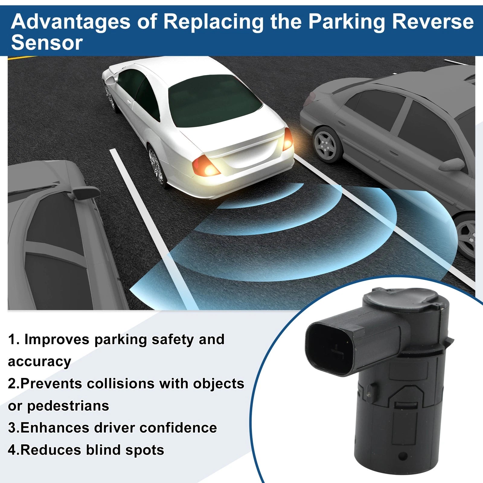 Reverse Backup Parking Sensor for Ford Escape (2001–2009) No.4F2315K859A