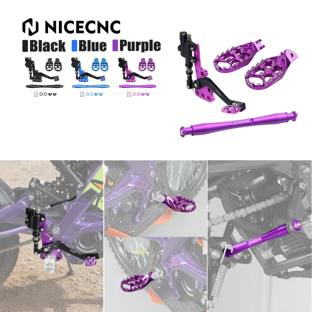 Footrest Pegs Support Brace for Surron Light Bee X S (2020–2023)