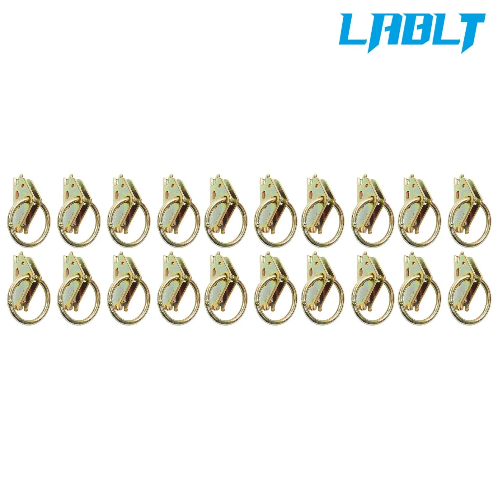 20Pack Steel E-Track O-Ring Tie-Down Anchors 2" for E-Track Systems
