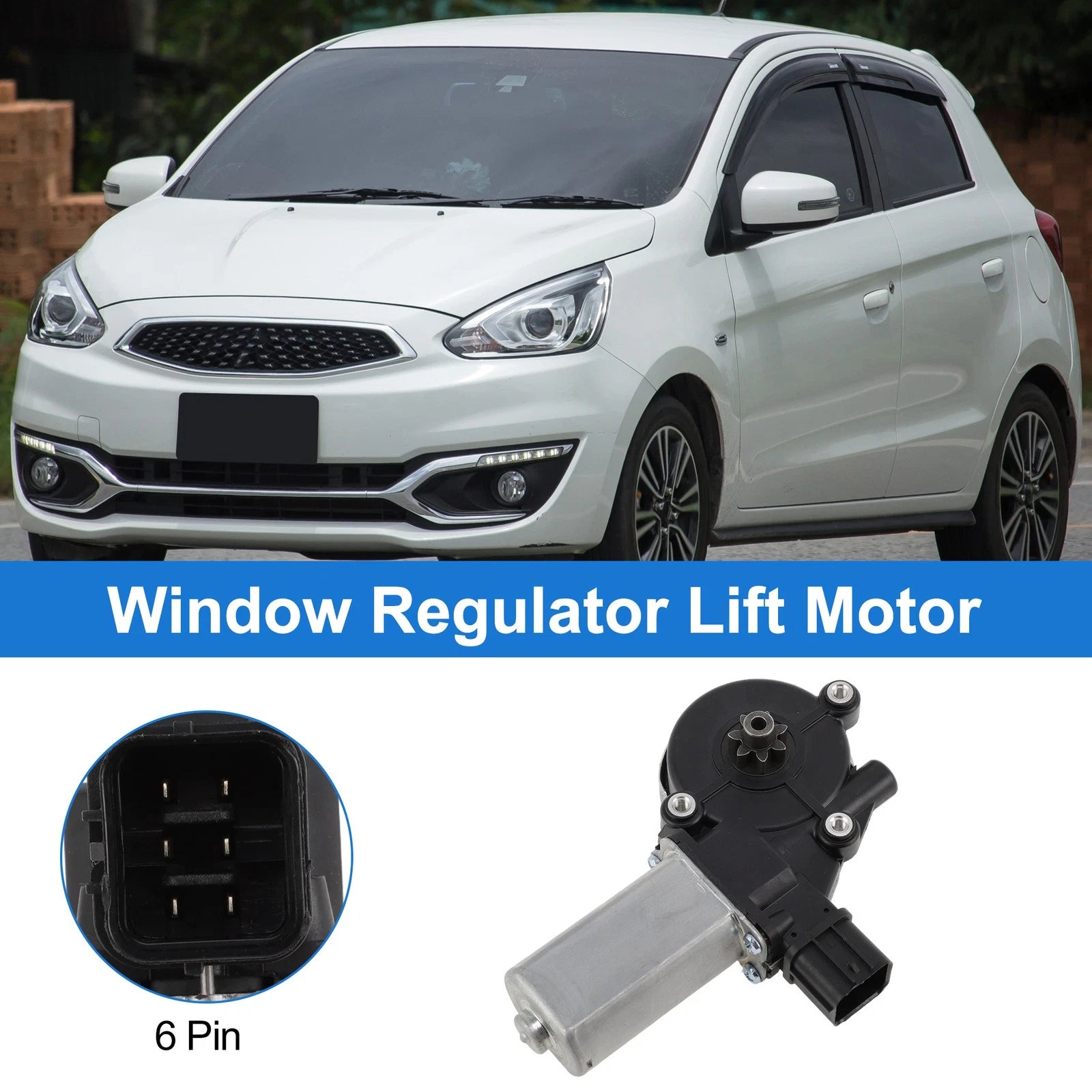 Power Window Regulator Lift Motor Replacement for Mitsubishi Mirage (2014–2020)