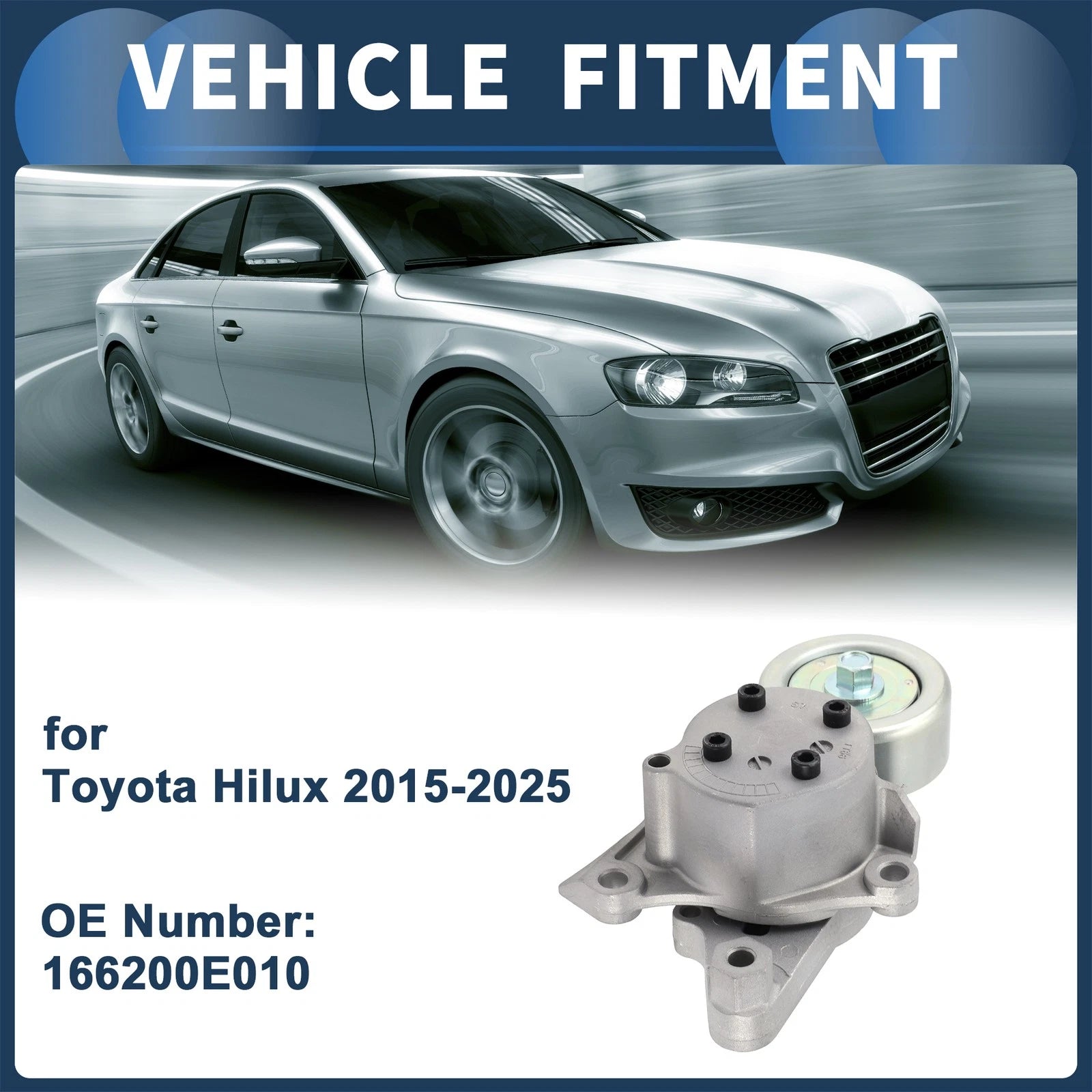 Belt Tensioner OEM Replacement for Toyota Hilux 2.4D (2015–2024)