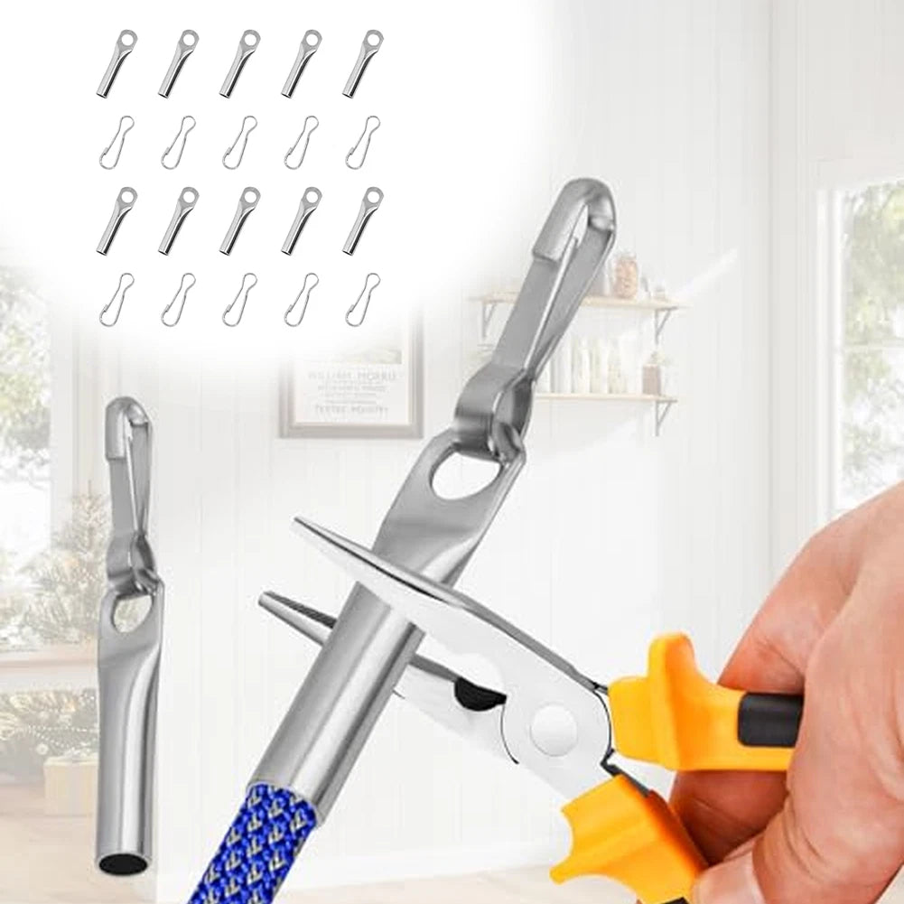10pcs Trailer Tarp Fastener Kit for 8mm Rope