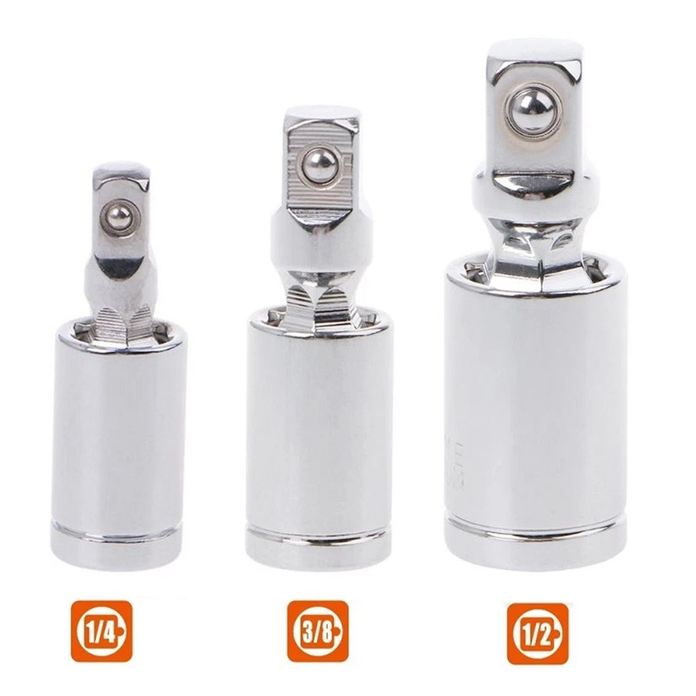 1pc Replacement Socket Adapter 1/2" to 3/8" Chrome Vanadium Steel