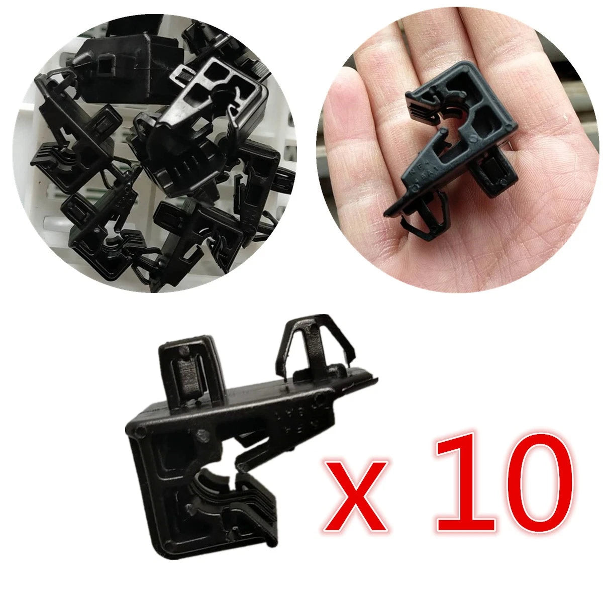 30 Pcs Black Nylon Headlight Bracket Clips for Toyota Tacoma 4Runner