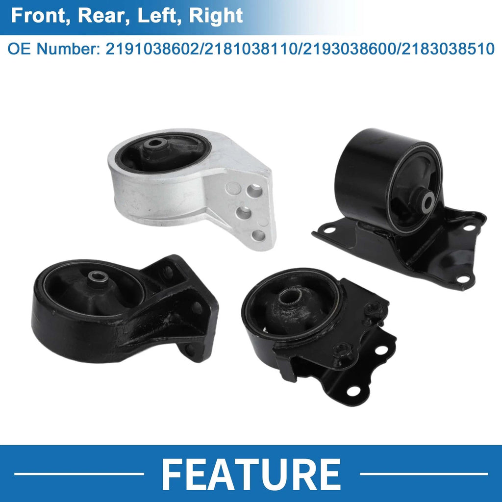 Engine Motor Trans Mount Set for Hyundai Sonata 2.4L (2002–2005)