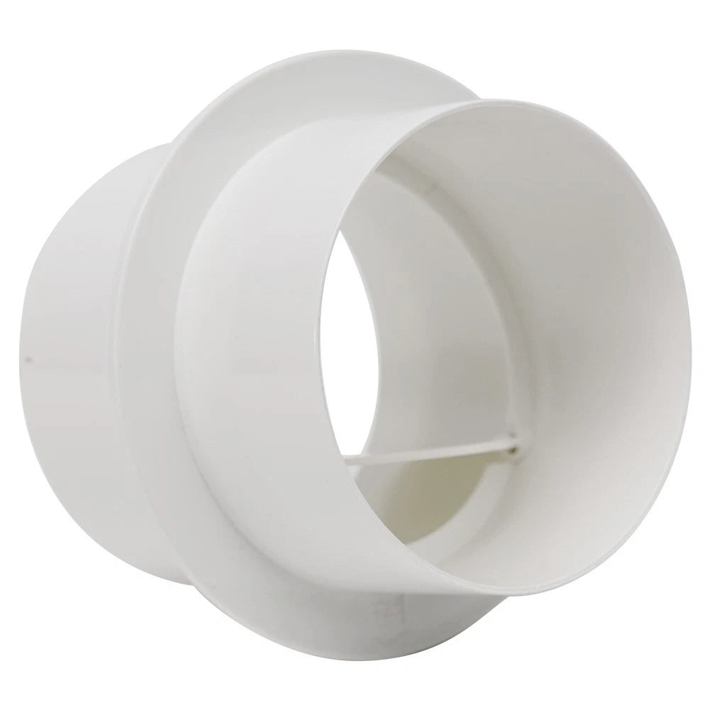 Round Pipe Backdraft Damper for Bathroom Ventilation (PVC Material)