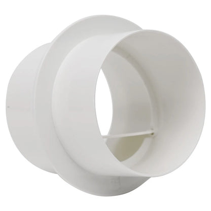 Round Pipe Backdraft Damper for Bathroom Ventilation (PVC Material)