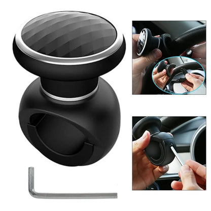 Steering Wheel Knob for Comfortable Driving - Black