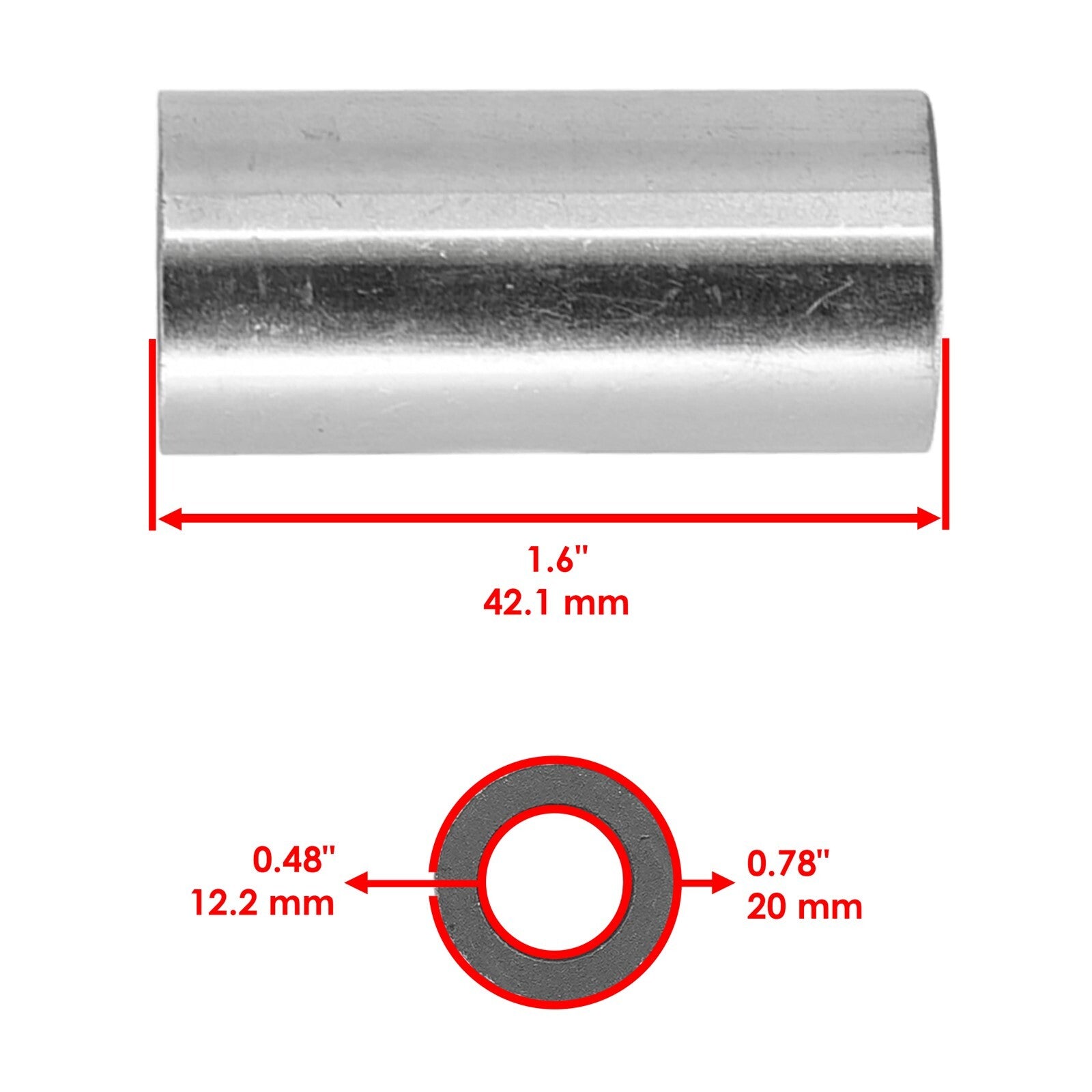 Rear Swing Arm Bushing Kit Replacement for Honda (2002–2007)
