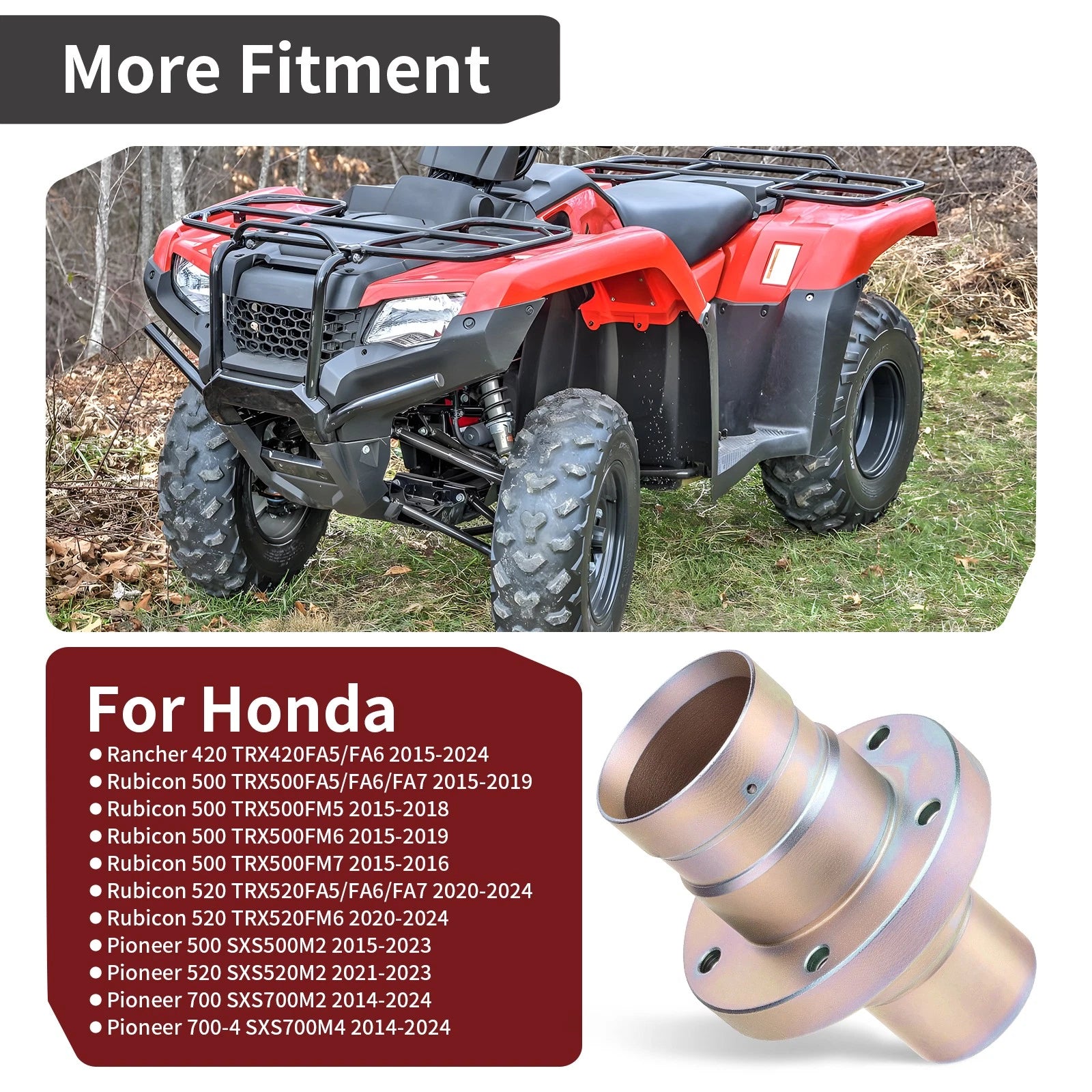 Rear Pinion Joint for Honda Pioneer 700 700-4 / Rancher 420 (2014–2020) 41315-HL3-A00