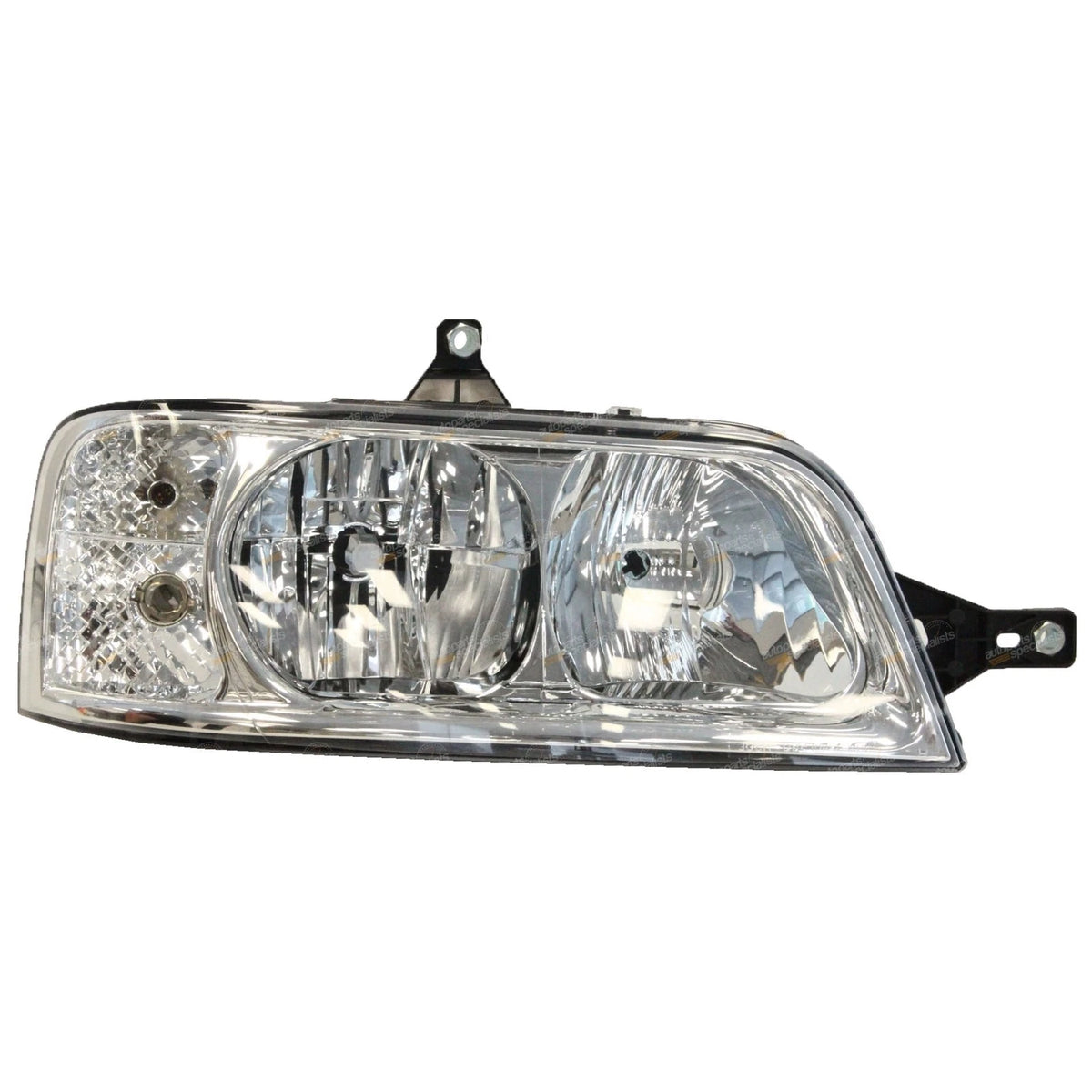 Clear/Chrome Halogen Headlights Pair LH+RH for Fiat Ducato (2002–2007)
