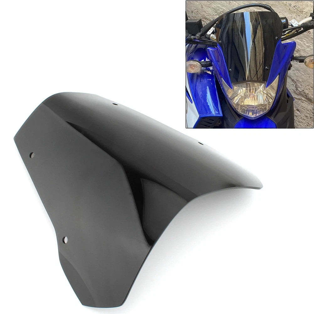 Windshield Deflectors for Yamaha XT660 R (2004–2016) - ABS Plastic Black