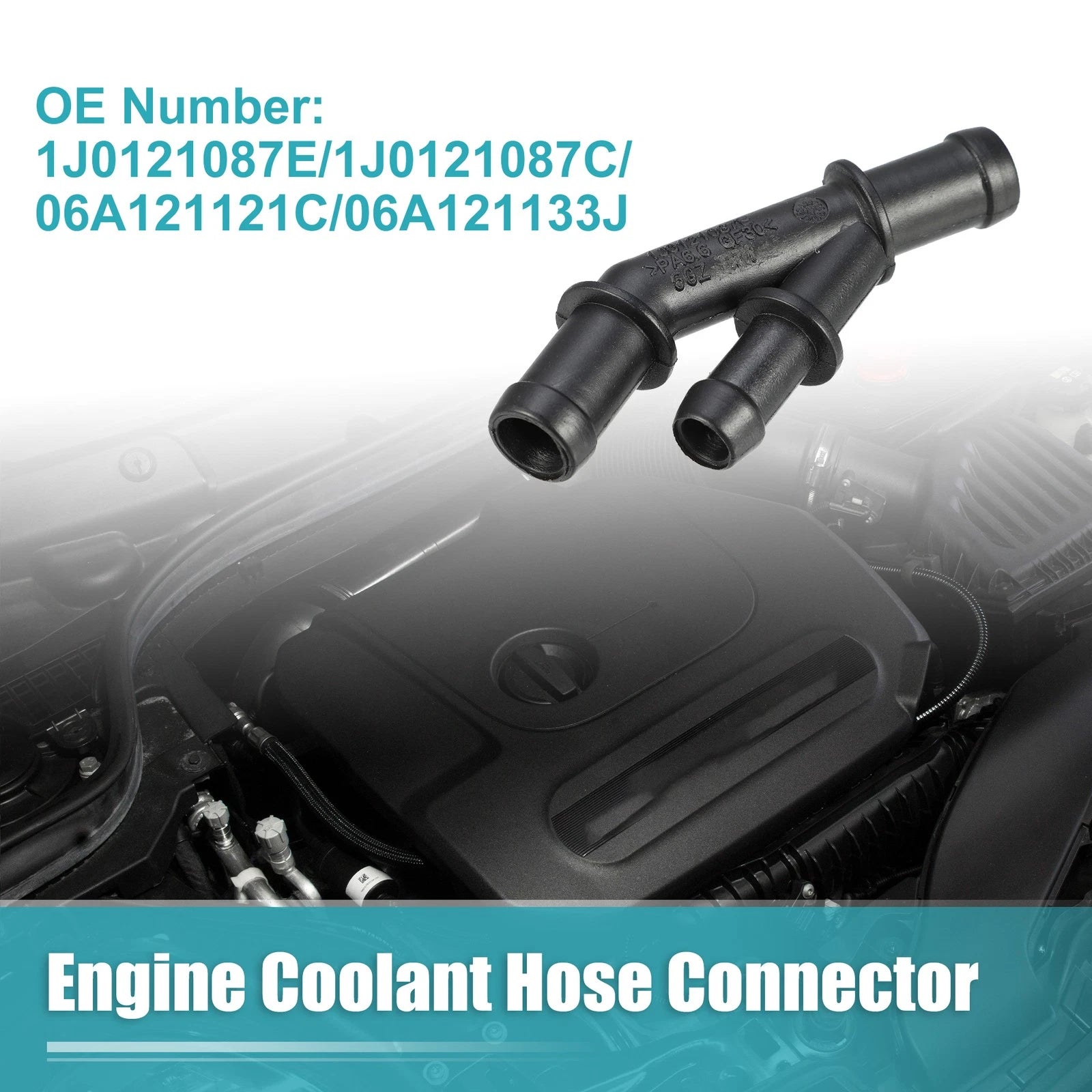 Engine Coolant Hose Connector for Volkswagen Golf (2000–2006)