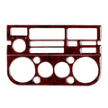 Radio AC Climate Control Panel Cover Trim for BMW 3er E36 (1994–1996) Red Wood Grain